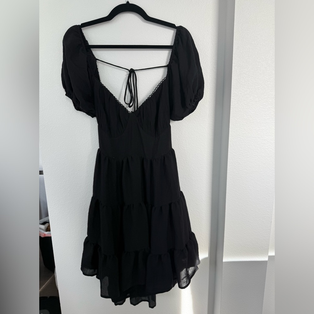 Dani Princess Polly Mini Black Dress